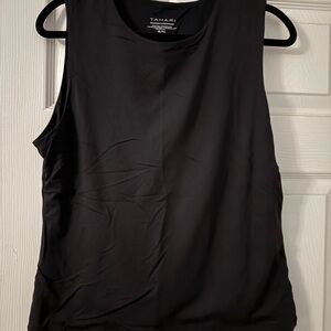 Tahari Women's Elegant Black Tank Top